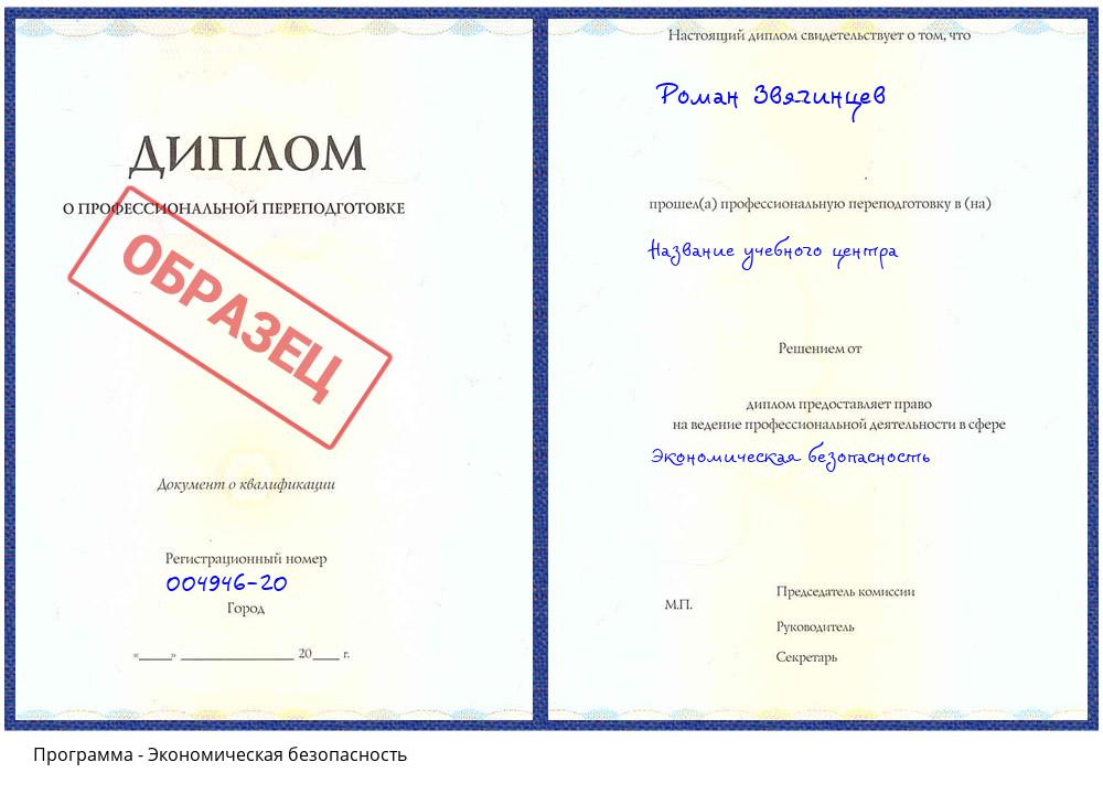 Экономическая безопасность Троицк